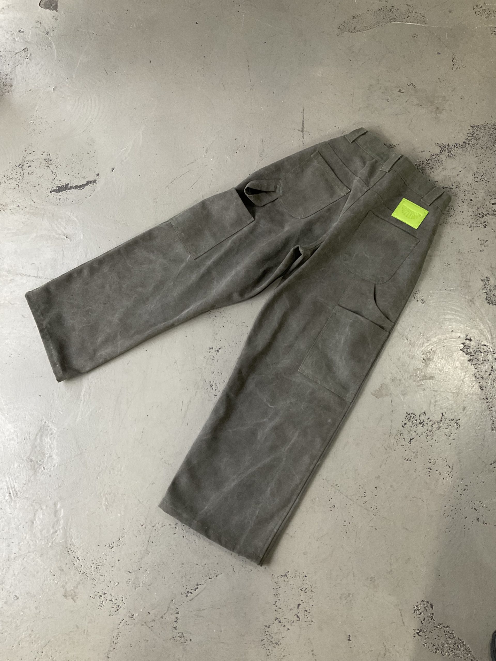 Olive Carpenter Pants - Image 3