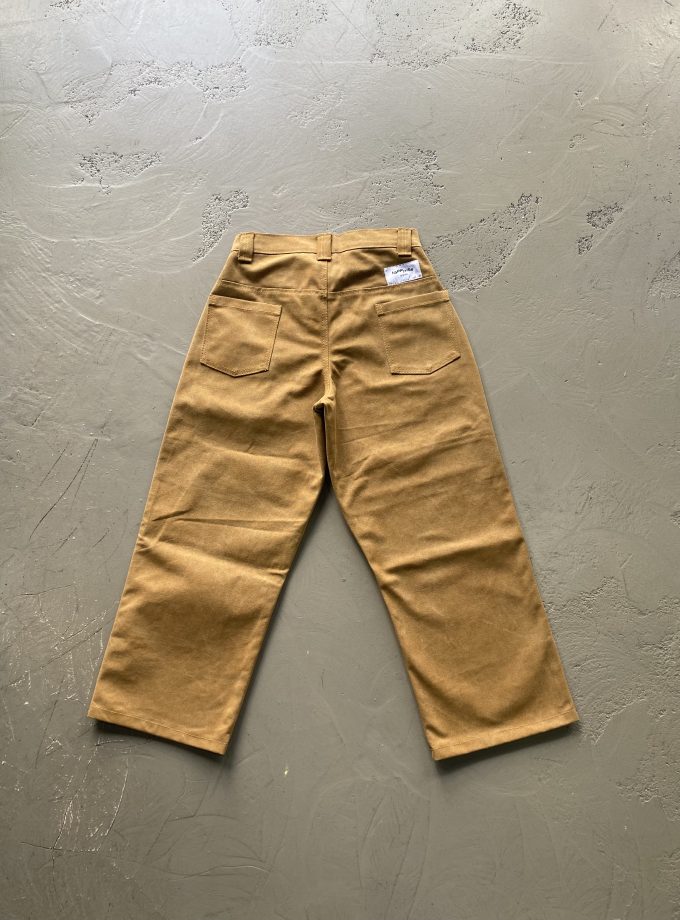 Open-knee Denim Pants (Dust)
